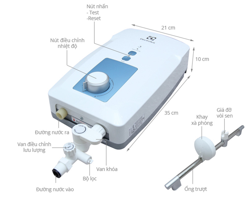 Máy nước nóng có bơm trợ lực Panasonic