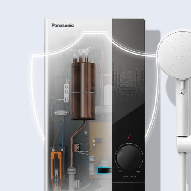 Máy nước nóng có bơm trợ lực Panasonic test